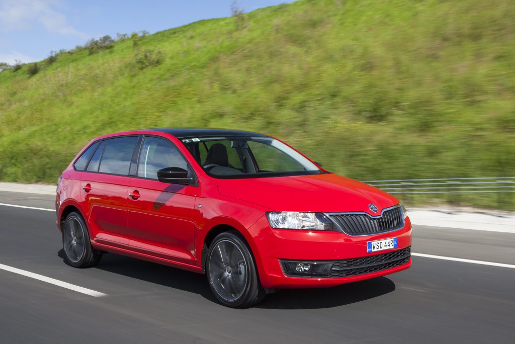The Skoda Rapid Spaceback. The Skoda Rapid Spaceback.